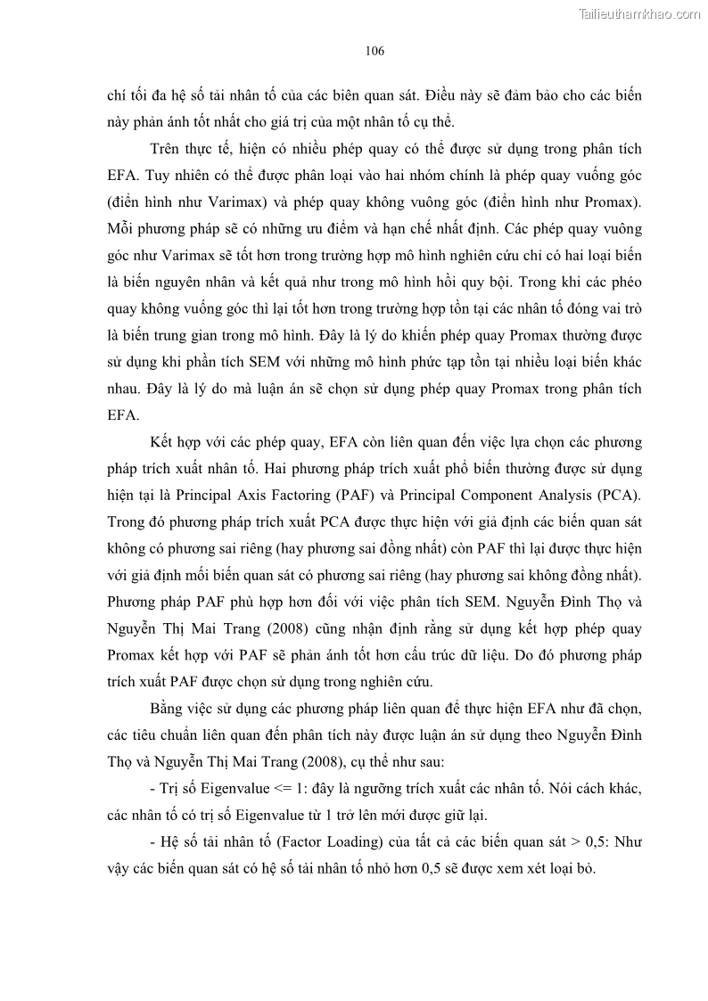 Luận án tiến sĩ quản trị kinh doanh Mối quan hệ giữa nhận thức rủi ro, hạnh phúc chủ quan và ý định quay lại của khách du lịch tại Việt Nam - Trường hợp nghiên cứu tại thành phố Hồ Chí Minh - 11 Trang 121