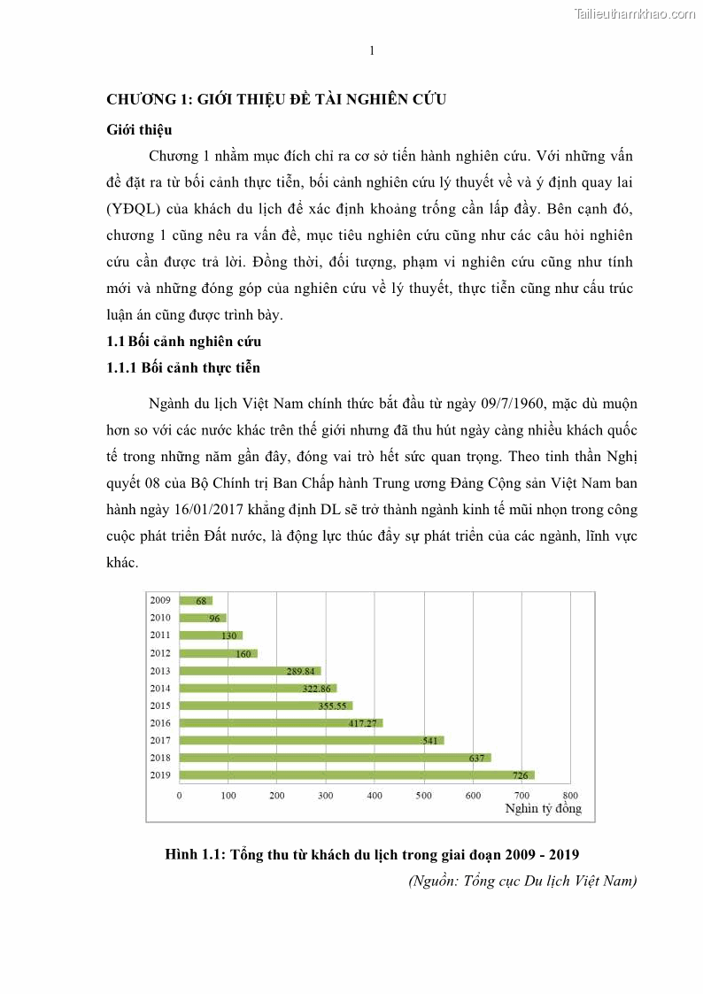Luận án tiến sĩ quản trị kinh doanh Mối quan hệ giữa nhận thức rủi ro, hạnh phúc chủ quan và ý định quay lại của khách du lịch tại Việt Nam - Trường hợp nghiên cứu tại thành phố Hồ Chí Minh - 2 Trang 16