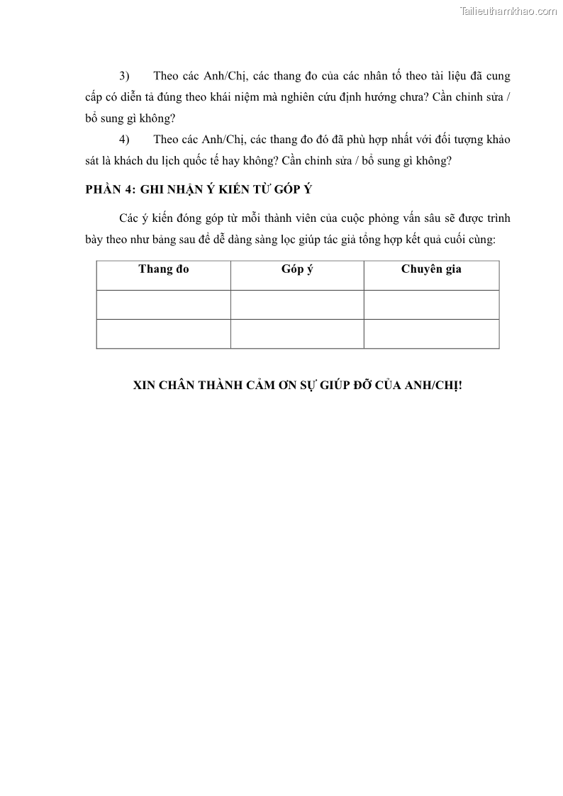 Luận án tiến sĩ quản trị kinh doanh Mối quan hệ giữa nhận thức rủi ro, hạnh phúc chủ quan và ý định quay lại của khách du lịch tại Việt Nam - Trường hợp nghiên cứu tại thành phố Hồ Chí Minh - 20 Trang 238