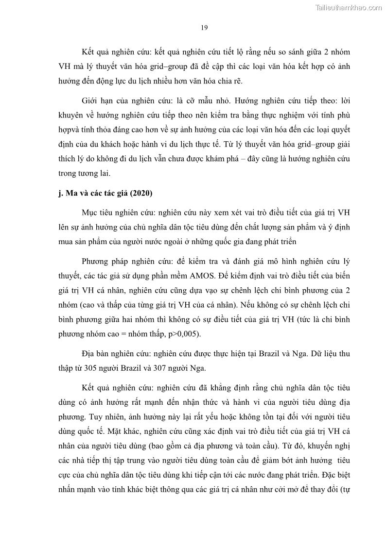 Luận án tiến sĩ quản trị kinh doanh Mối quan hệ giữa nhận thức rủi ro, hạnh phúc chủ quan và ý định quay lại của khách du lịch tại Việt Nam - Trường hợp nghiên cứu tại thành phố Hồ Chí Minh - 3 Trang 34
