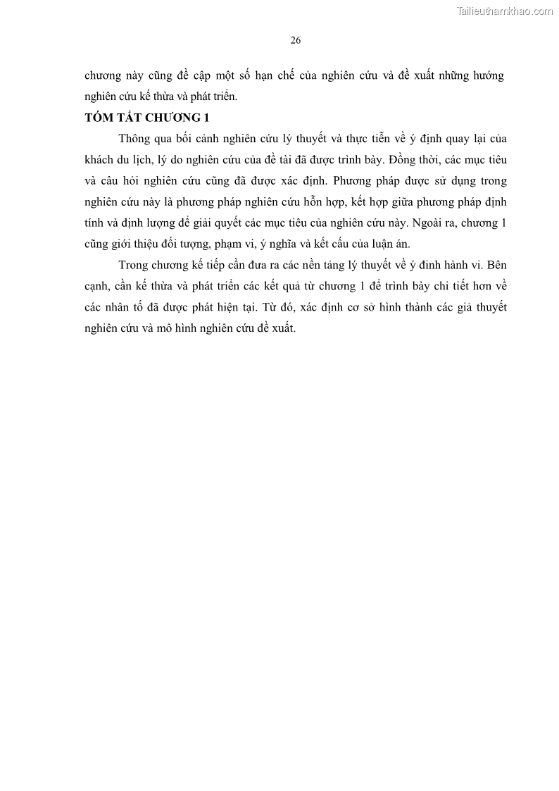 Luận án tiến sĩ quản trị kinh doanh Mối quan hệ giữa nhận thức rủi ro, hạnh phúc chủ quan và ý định quay lại của khách du lịch tại Việt Nam - Trường hợp nghiên cứu tại thành phố Hồ Chí Minh - 4 Trang 41