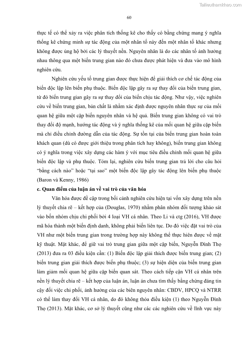 Luận án tiến sĩ quản trị kinh doanh Mối quan hệ giữa nhận thức rủi ro, hạnh phúc chủ quan và ý định quay lại của khách du lịch tại Việt Nam - Trường hợp nghiên cứu tại thành phố Hồ Chí Minh - 7 Trang 75