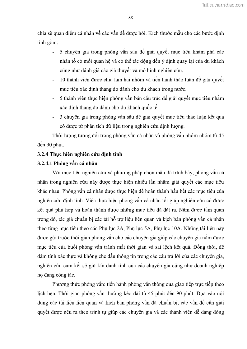 Luận án tiến sĩ quản trị kinh doanh Mối quan hệ giữa nhận thức rủi ro, hạnh phúc chủ quan và ý định quay lại của khách du lịch tại Việt Nam - Trường hợp nghiên cứu tại thành phố Hồ Chí Minh - 9 Trang 103