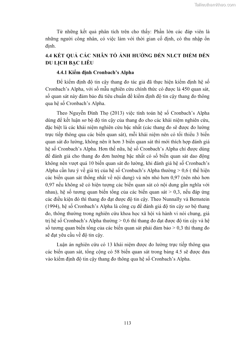 Luận án tiến sĩ quản trị kinh doanh Nâng cao năng lực cạnh tranh điểm đến du lịch ở Bạc Liêu - 12 Trang 133