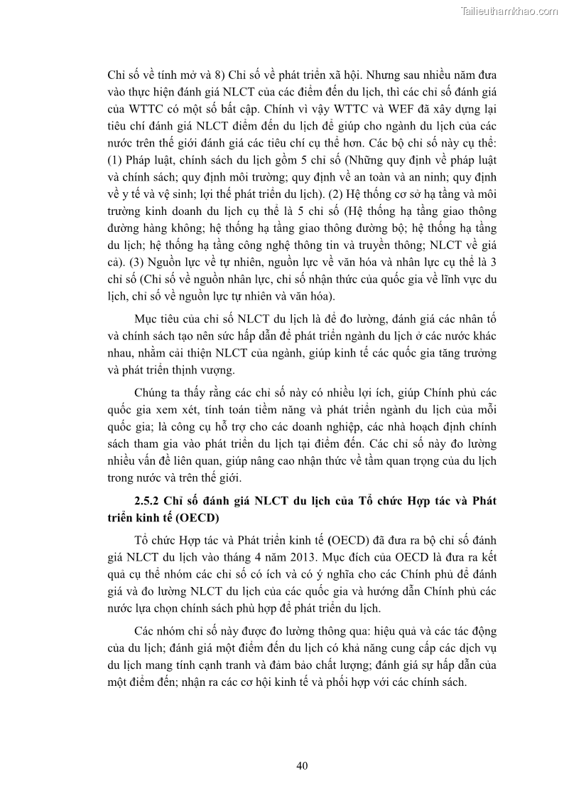 Luận án tiến sĩ quản trị kinh doanh Nâng cao năng lực cạnh tranh điểm đến du lịch ở Bạc Liêu - 5 Trang 60