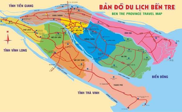 Nguồn Sở Văn hoá Thể thao và Du lịch tỉnh Bến Tre Bản đồ 3 BẢN ĐỒ DU 2