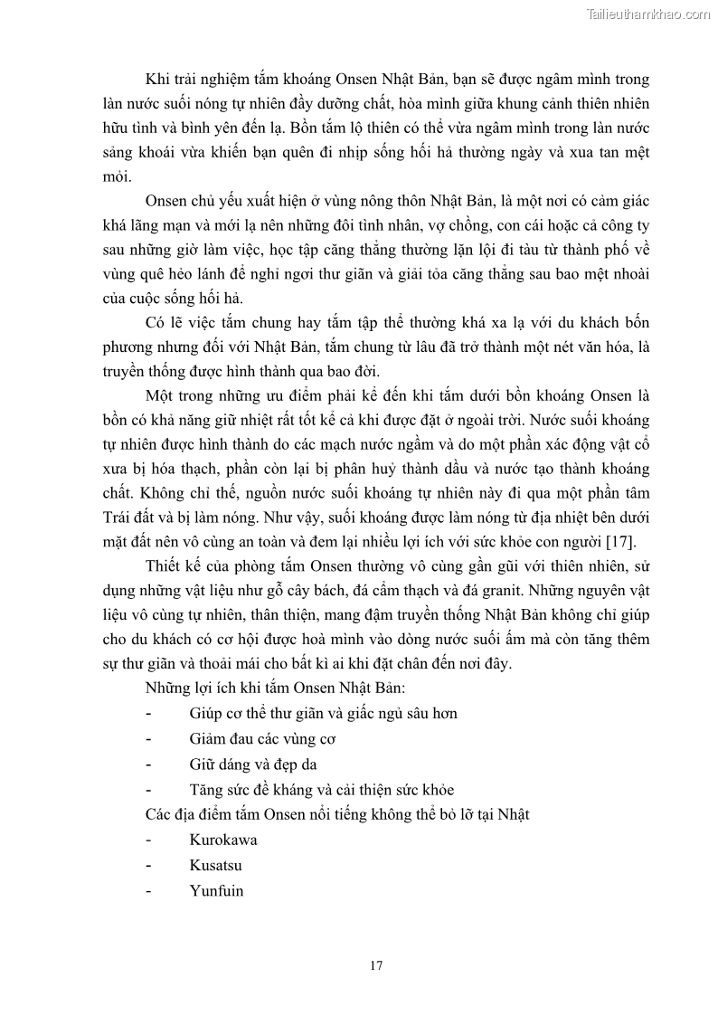 Khóa luận tốt nghiệp việt nam học Tiềm năng khai thác và phát triển loại hình du lịch chăm sóc sức khỏe ở Quảng Ninh - 3 Trang 27