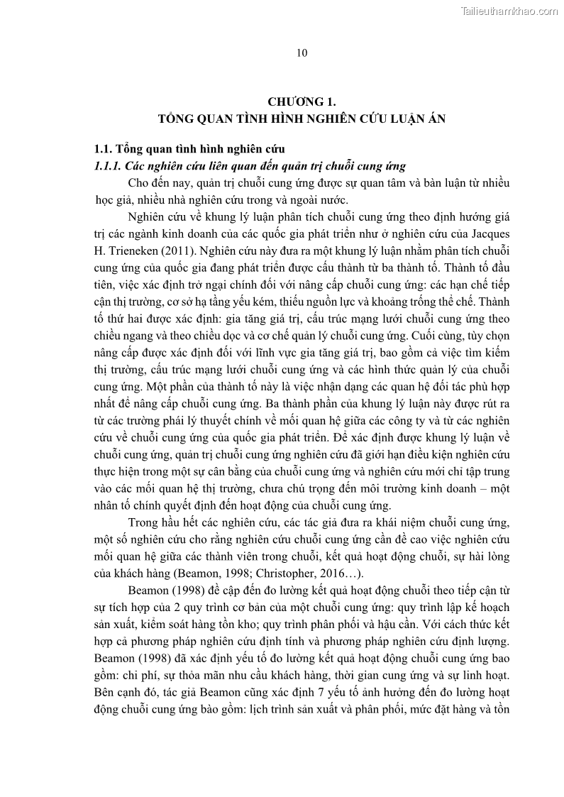 Luận án tiến sĩ Nghiên cứu chuỗi cung ứng dịch vụ du lịch tại vùng Đồng bằng sông Hồng và Duyên hải Đông Bắc Việt Nam - 2 Trang 20