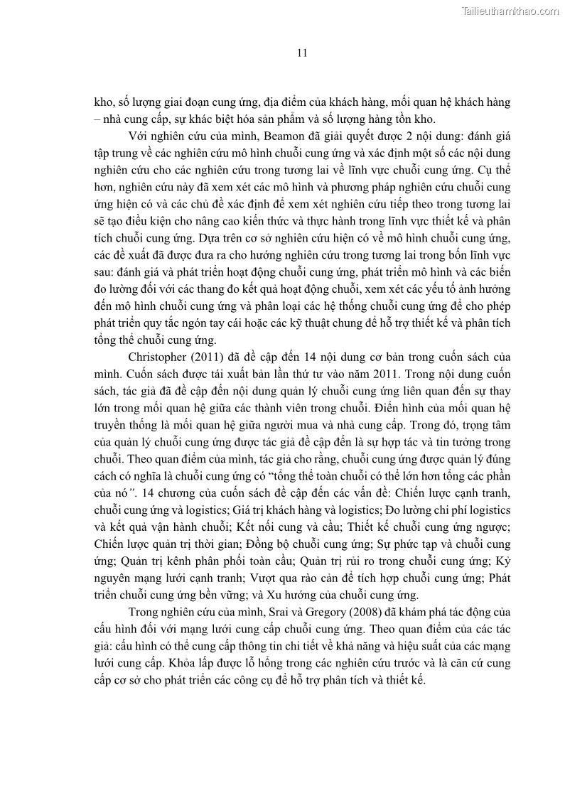 Luận án tiến sĩ Nghiên cứu chuỗi cung ứng dịch vụ du lịch tại vùng Đồng bằng sông Hồng và Duyên hải Đông Bắc Việt Nam - 2 Trang 21