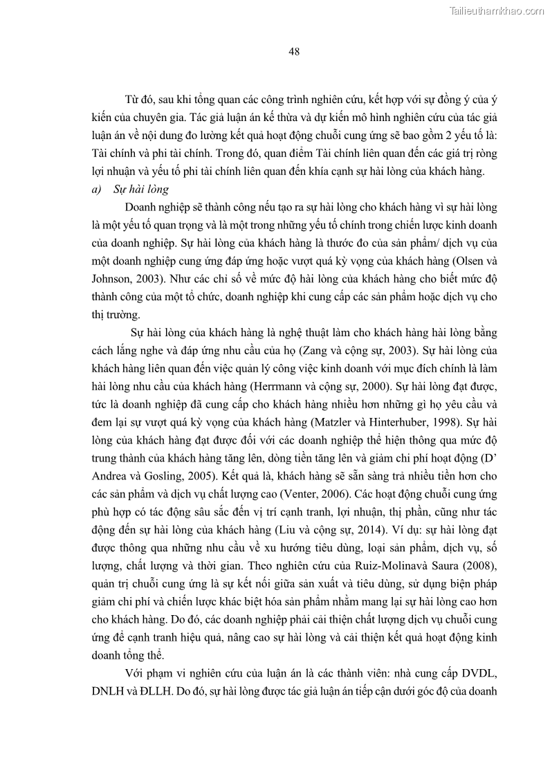 Luận án tiến sĩ Nghiên cứu chuỗi cung ứng dịch vụ du lịch tại vùng Đồng bằng sông Hồng và Duyên hải Đông Bắc Việt Nam - 5 Trang 58