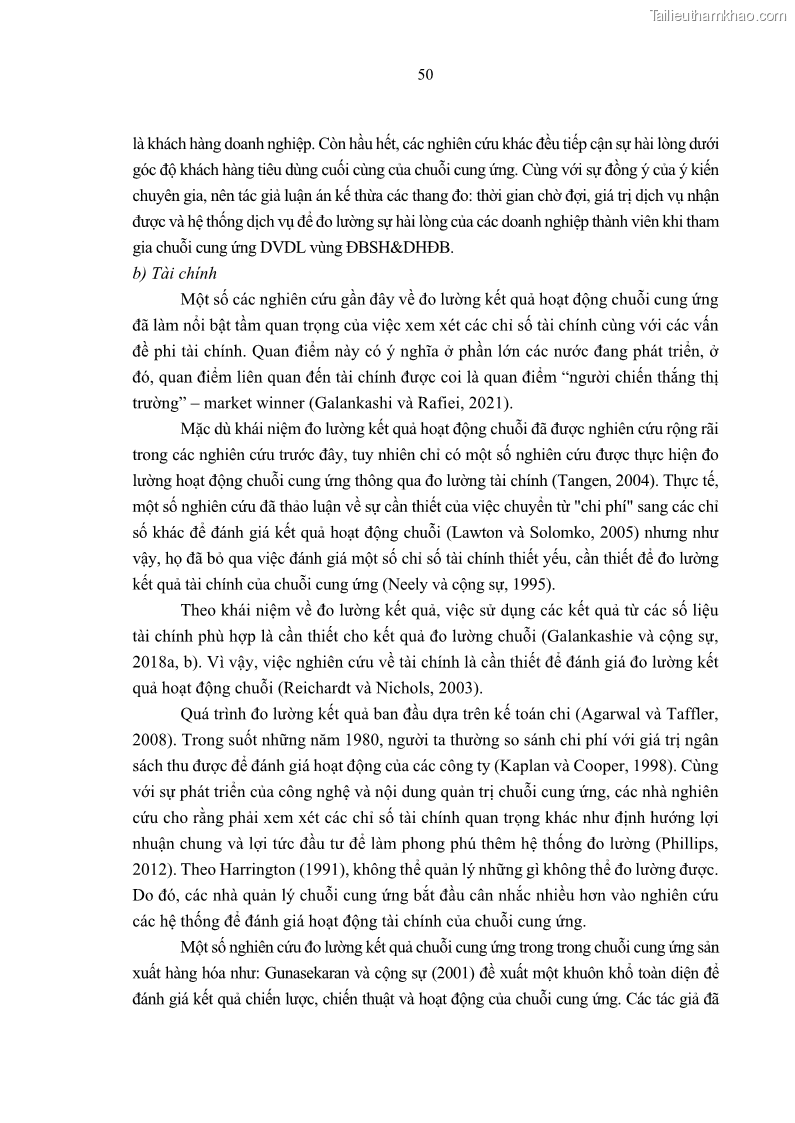 Luận án tiến sĩ Nghiên cứu chuỗi cung ứng dịch vụ du lịch tại vùng Đồng bằng sông Hồng và Duyên hải Đông Bắc Việt Nam - 5 Trang 60