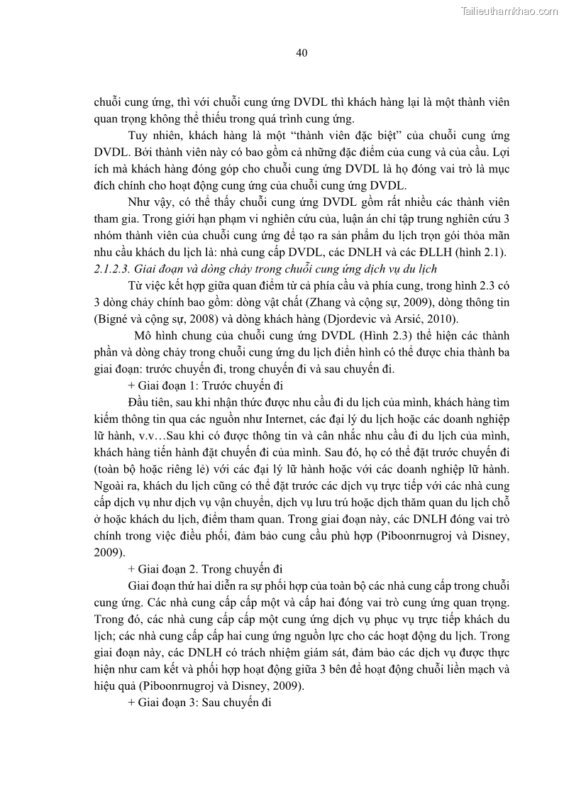 Luận án tiến sĩ Nghiên cứu chuỗi cung ứng dịch vụ du lịch tại vùng Đồng bằng sông Hồng và Duyên hải Đông Bắc Việt Nam - 5 Trang 50