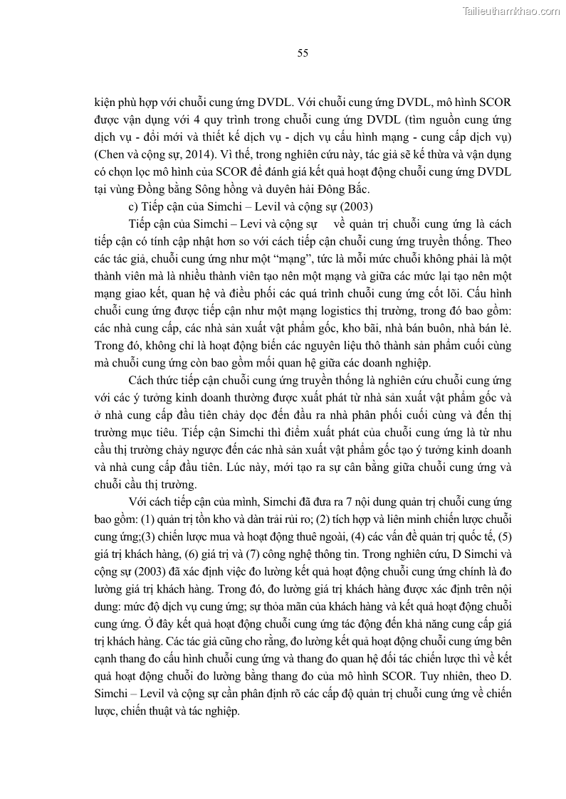 Luận án tiến sĩ Nghiên cứu chuỗi cung ứng dịch vụ du lịch tại vùng Đồng bằng sông Hồng và Duyên hải Đông Bắc Việt Nam - 6 Trang 65