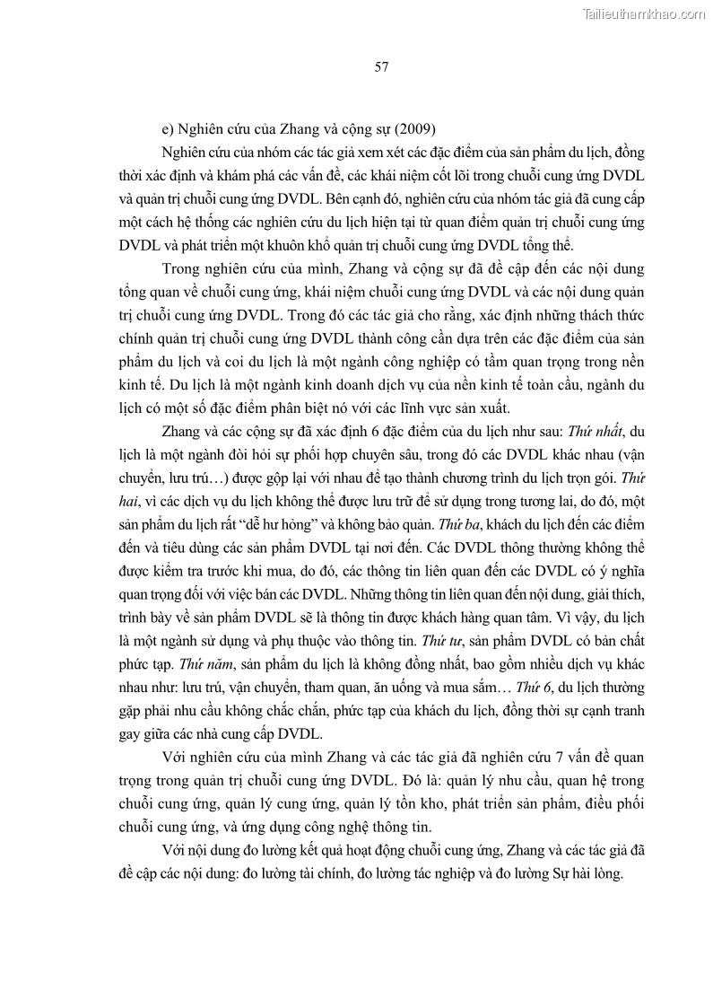 Luận án tiến sĩ Nghiên cứu chuỗi cung ứng dịch vụ du lịch tại vùng Đồng bằng sông Hồng và Duyên hải Đông Bắc Việt Nam - 6 Trang 67