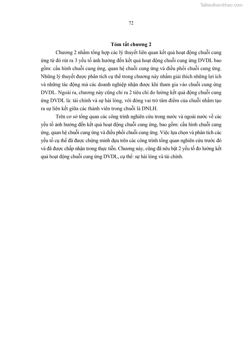Luận án tiến sĩ Nghiên cứu chuỗi cung ứng dịch vụ du lịch tại vùng Đồng bằng sông Hồng và Duyên hải Đông Bắc Việt Nam - 7 Trang 82