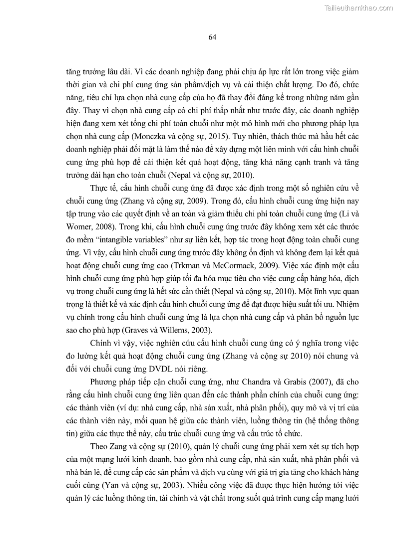 Luận án tiến sĩ Nghiên cứu chuỗi cung ứng dịch vụ du lịch tại vùng Đồng bằng sông Hồng và Duyên hải Đông Bắc Việt Nam - 7 Trang 74