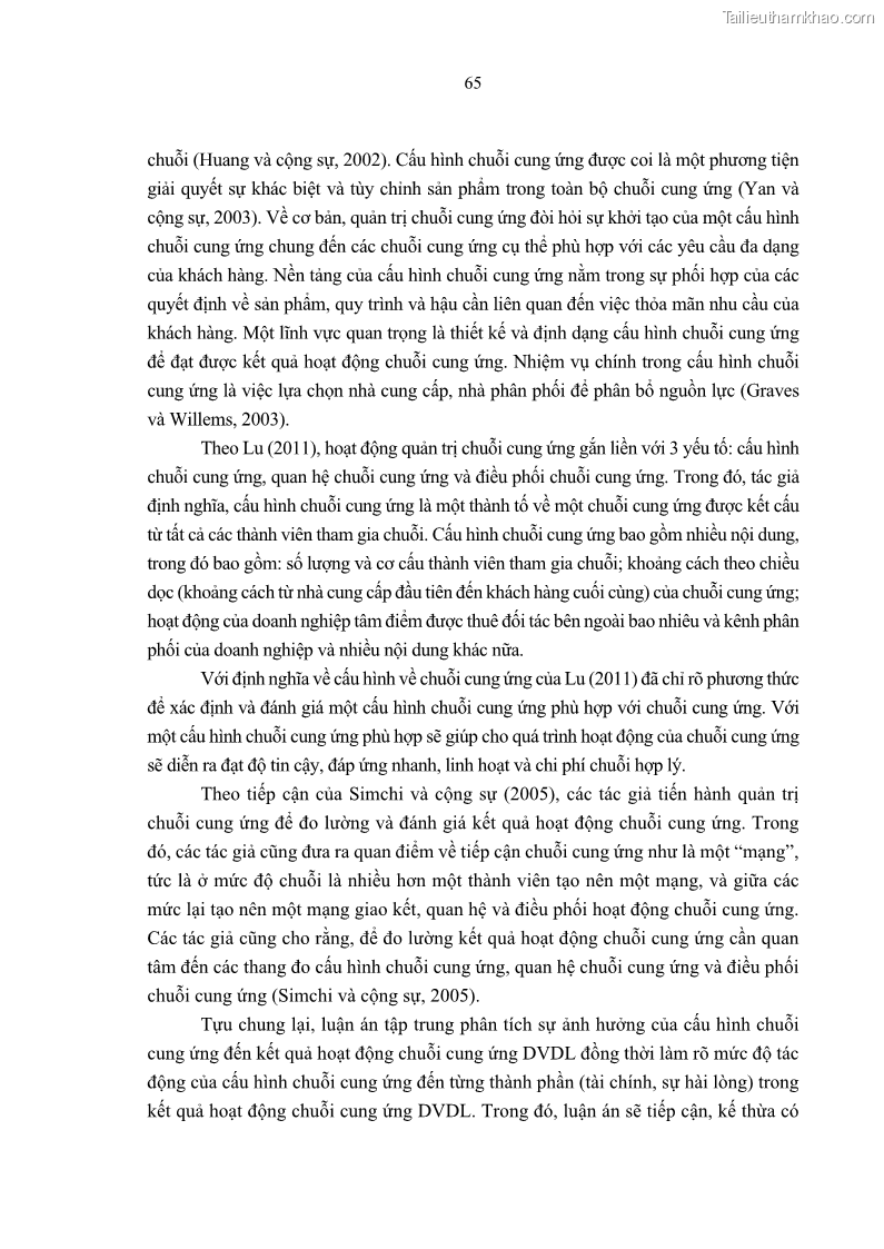 Luận án tiến sĩ Nghiên cứu chuỗi cung ứng dịch vụ du lịch tại vùng Đồng bằng sông Hồng và Duyên hải Đông Bắc Việt Nam - 7 Trang 75