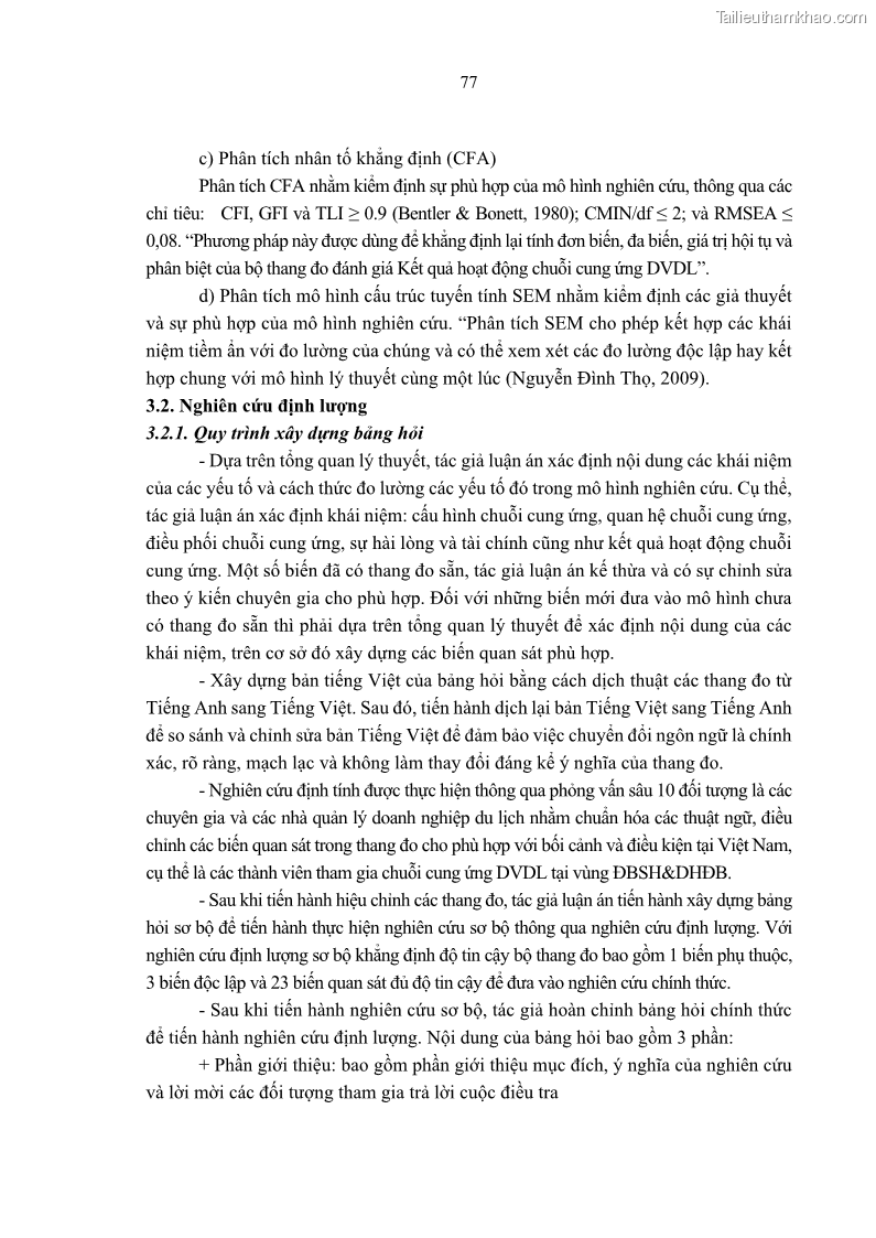 Luận án tiến sĩ Nghiên cứu chuỗi cung ứng dịch vụ du lịch tại vùng Đồng bằng sông Hồng và Duyên hải Đông Bắc Việt Nam - 8 Trang 87