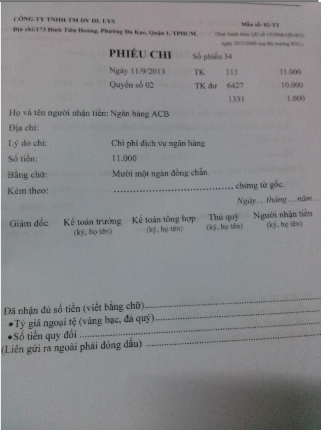 Kế toán tập hợp doanh thu chi phí và xác định kết quả hoạt động kinh doanh tại Công ty TNHH Thương mại Dịch vụ Du lịch LYS 12 2