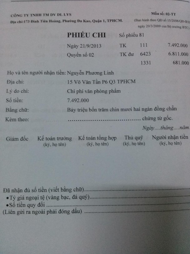 Kế toán tập hợp doanh thu chi phí và xác định kết quả hoạt động kinh doanh tại Công ty TNHH Thương mại Dịch vụ Du lịch LYS 12 5