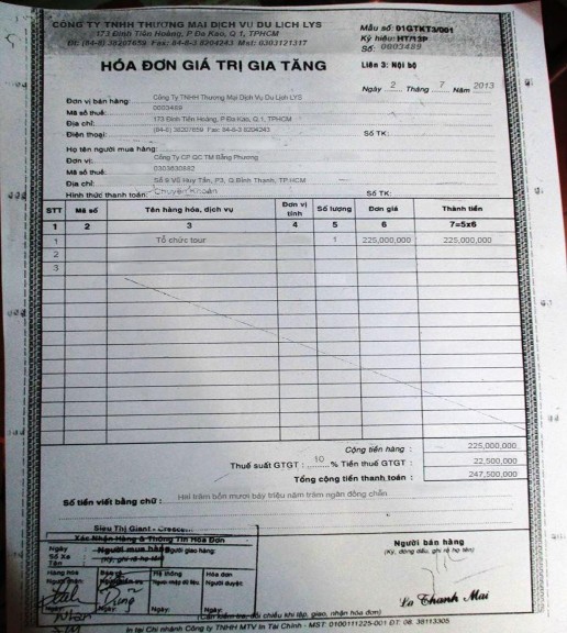 2 2 1 1 3 Minh họa một số nghiệp vụ kinh tế phát sinh Căn cứ HĐ GTGT số 0003489 2