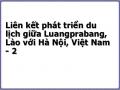 Liên kết phát triển du lịch giữa Luangprabang, Lào với Hà Nội, Việt Nam - 2