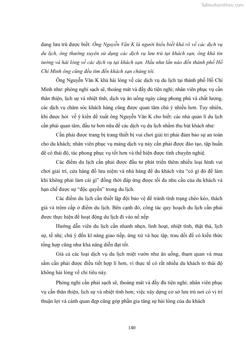 Luận án tiến sĩ tâm lý học Hành vi tiêu dùng của khách du lịch trong nước - 13 Trang 147