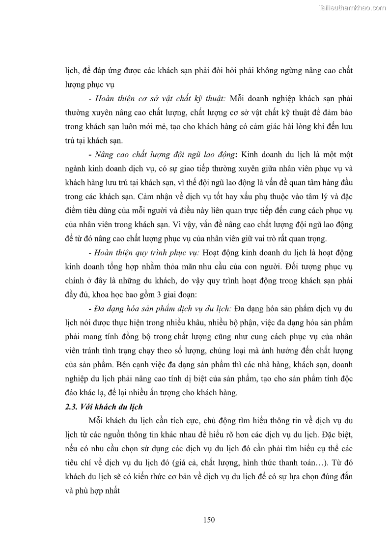 Luận án tiến sĩ tâm lý học Hành vi tiêu dùng của khách du lịch trong nước - 14 Trang 157