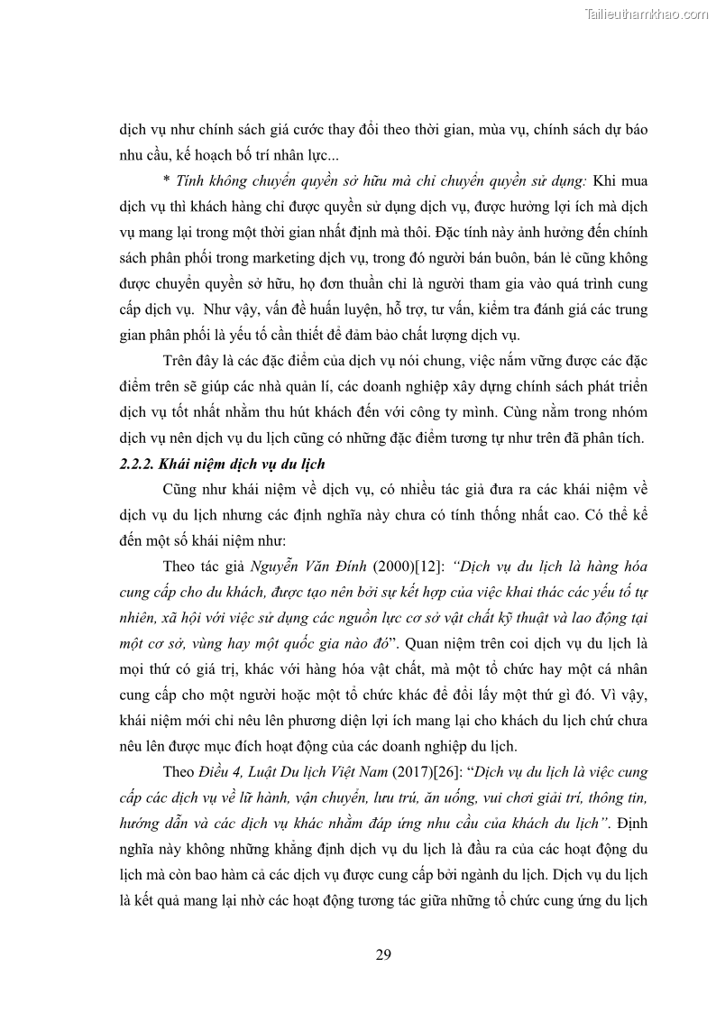 Luận án tiến sĩ tâm lý học Hành vi tiêu dùng của khách du lịch trong nước - 3 Trang 36