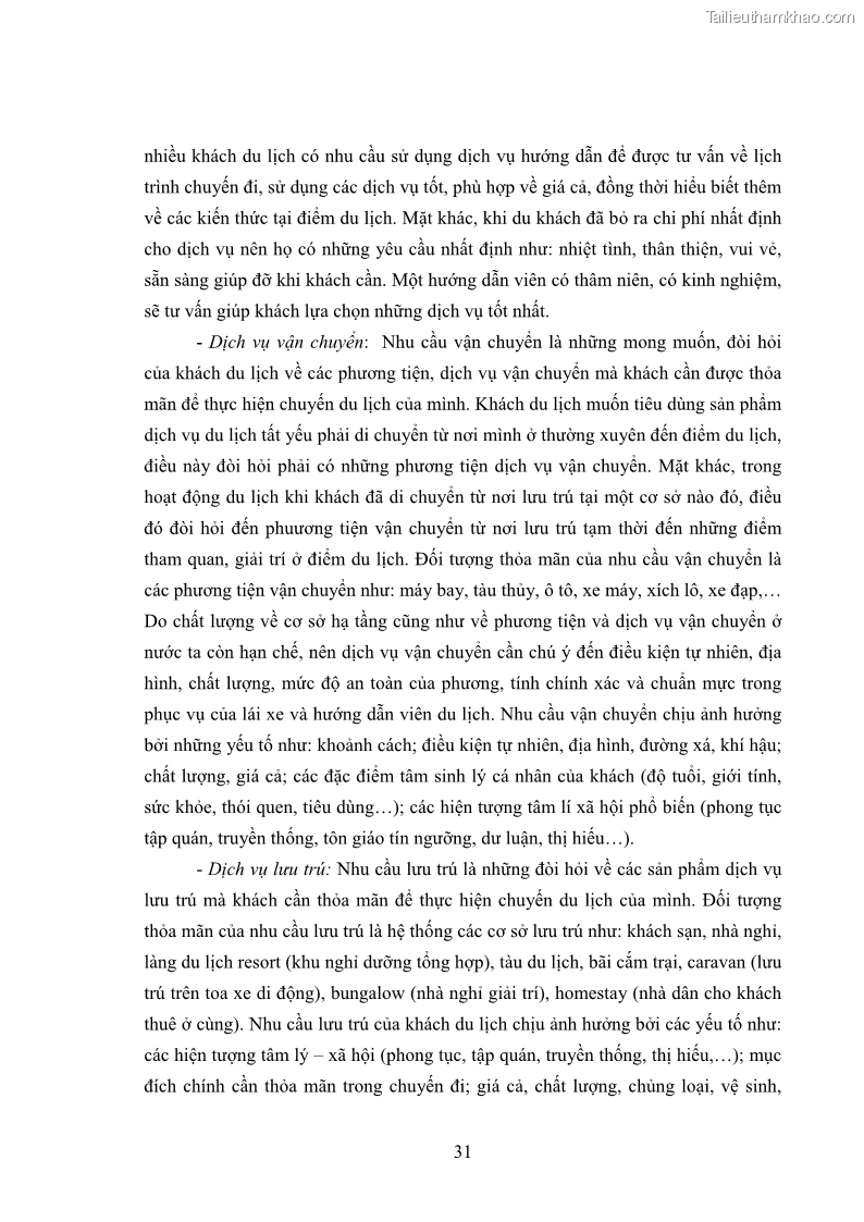 Luận án tiến sĩ tâm lý học Hành vi tiêu dùng của khách du lịch trong nước - 4 Trang 38
