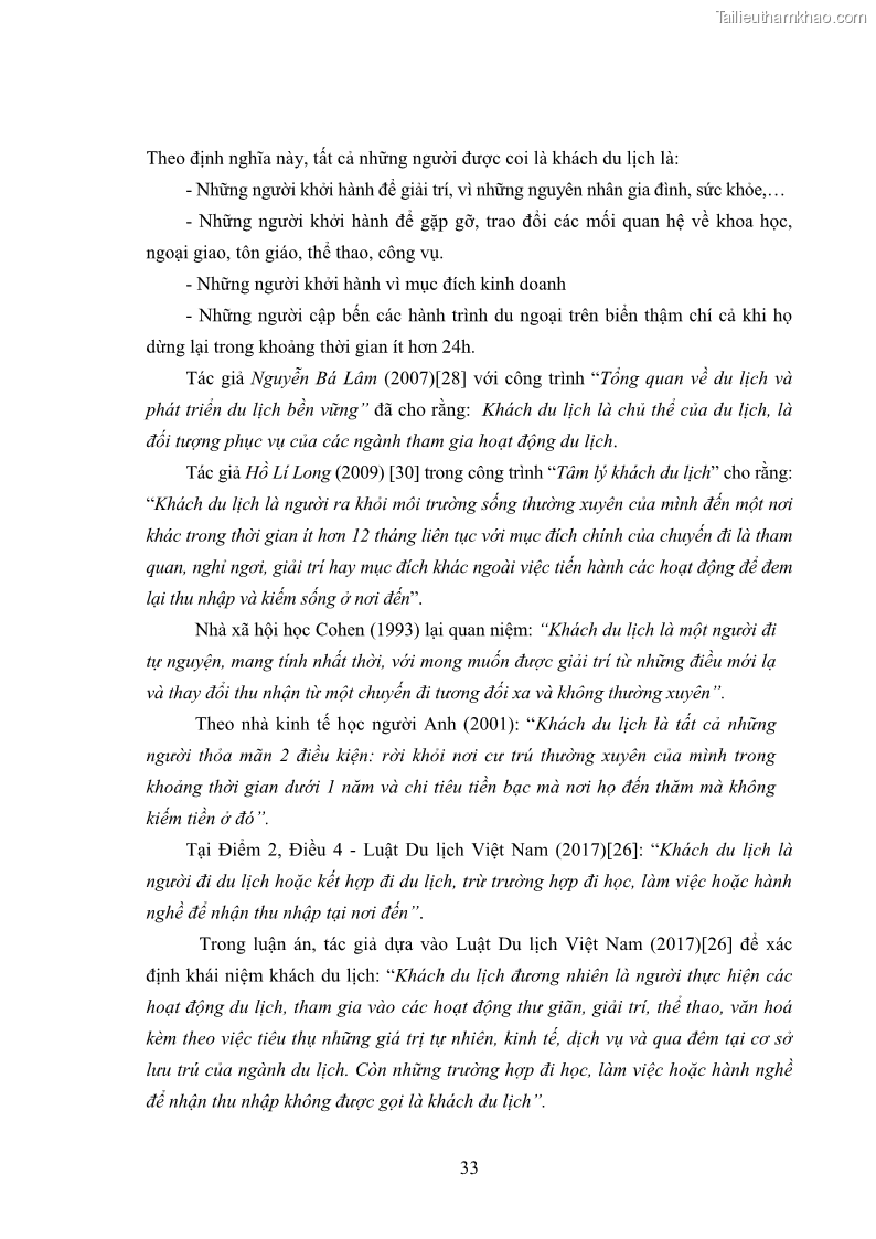 Luận án tiến sĩ tâm lý học Hành vi tiêu dùng của khách du lịch trong nước - 4 Trang 40