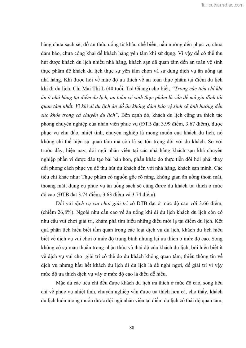 Luận án tiến sĩ tâm lý học Hành vi tiêu dùng của khách du lịch trong nước - 8 Trang 95