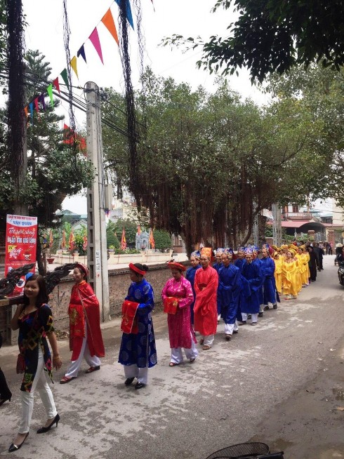 5 12 Hình ảnh các đoàn rước lễ trong lễ hội đình Huề Trì Nguồn Tác giả 6