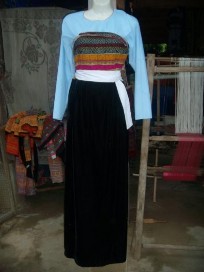 Bộ áo váy người Thái Mai Châu Hòa Bình Áo vì tà truyền thống của nam giới 3