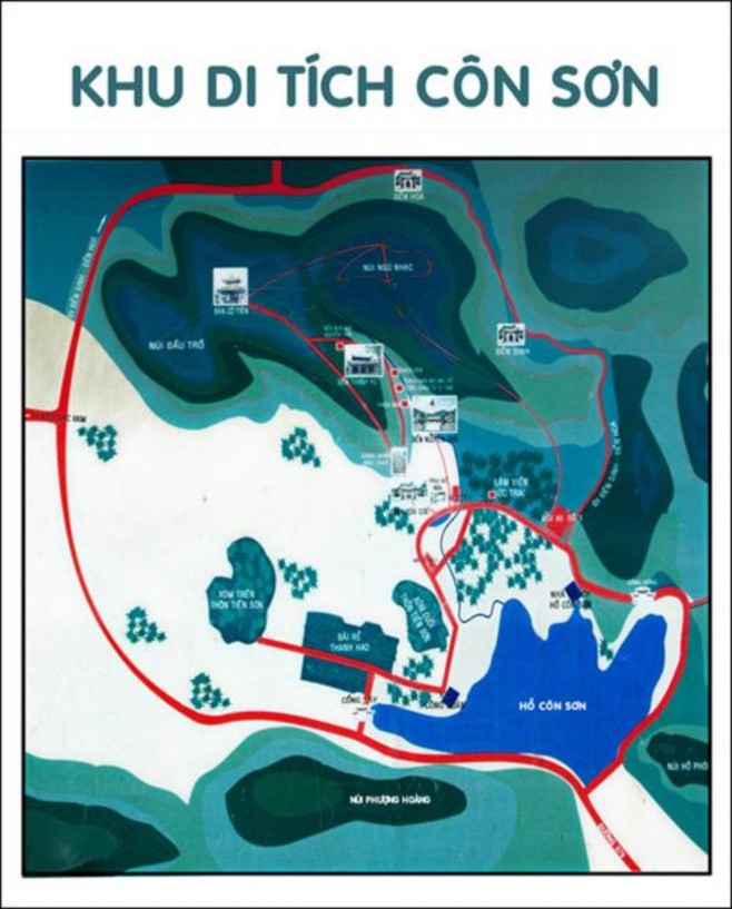 Hình 4 13 Sơ đồ khu di tích Côn Sơn 4 7 2 Đánh giá tính đa dạng sinh học trong 3