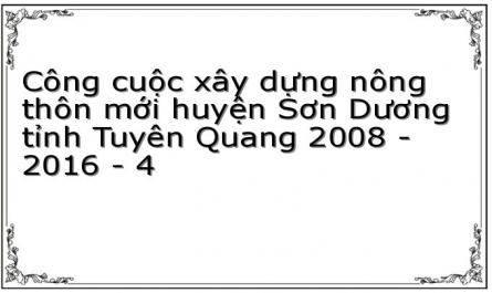 Tăng Trưởng Gtsx Các Ngành Kinh Tế Huyện Sơn Dương Giai Đoạn 2005 - 2008 (Tính Theo Giá So Sánh