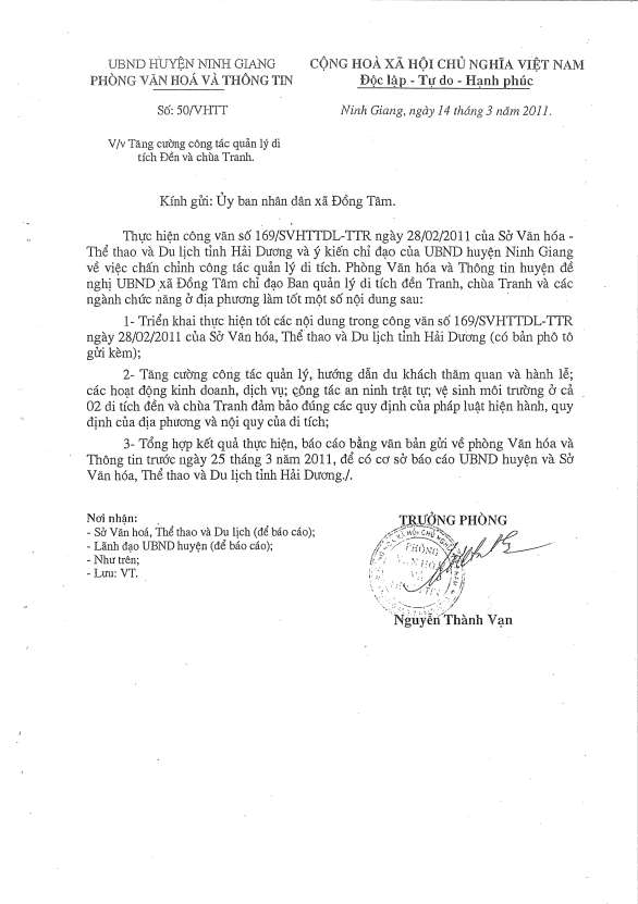Quản lý di tích lịch sử văn hóa ở huyện Ninh Giang tỉnh Hải Dương 17 4