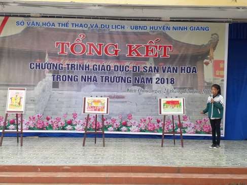 5 3 7 Chương trình giáo dục di sản văn hoá cho học sinh tiểu học tại huyện 8