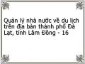 Quản lý nhà nước về du lịch trên địa bàn thành phố Đà Lạt, tỉnh Lâm Đồng - 16