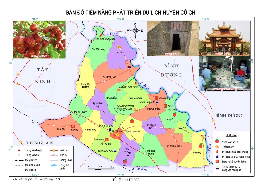 71 2 4 Thực trạng phát triển du lịch huyện Củ Chi 2 4 1 Vị trí du lịch 1