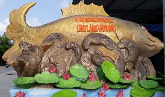 2 2 Biển chỉ dẫn vào đình Vĩnh Khê Nguồn Tác giả chụp ngày 30 5 2018 2 3 7