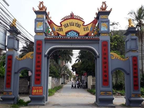 2 3 Cổng làng văn hóa Vĩnh Khê Nguồn Tác giả chụp ngày 30 5 2018 2 4 Cổng tam 8