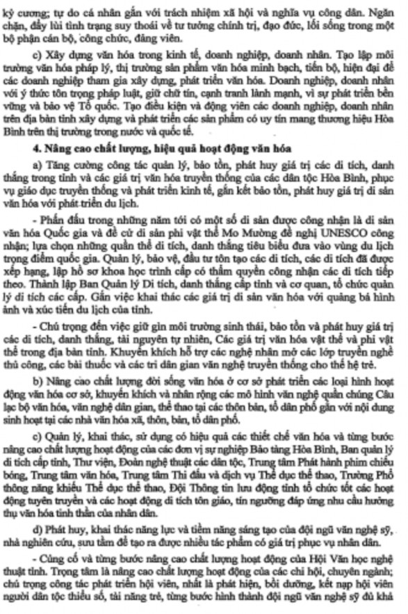 Đảng bộ tỉnh Hòa Bình lãnh đạo xây dựng đời sống văn hóa từ năm 2006 đến năm 2015 16 2