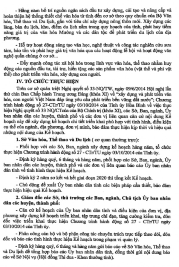 Đảng bộ tỉnh Hòa Bình lãnh đạo xây dựng đời sống văn hóa từ năm 2006 đến năm 2015 16 6