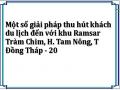 Một số giải pháp thu hút khách du lịch đến với khu Ramsar Tràm Chim, H. Tam Nông, T Đồng Tháp - 20