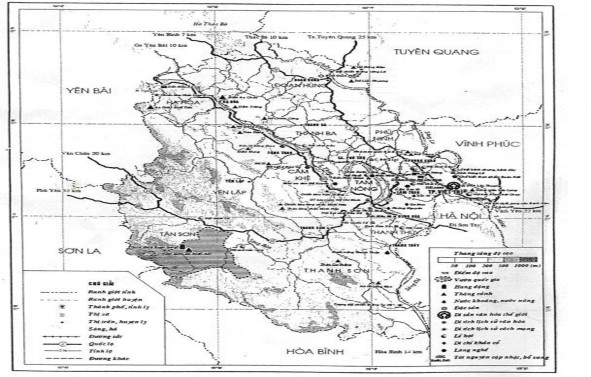 Bản đồ 3 3 Bản đồ đánh giá tài nguyên du lịch tỉnh Phú Thọ Với quan 2
