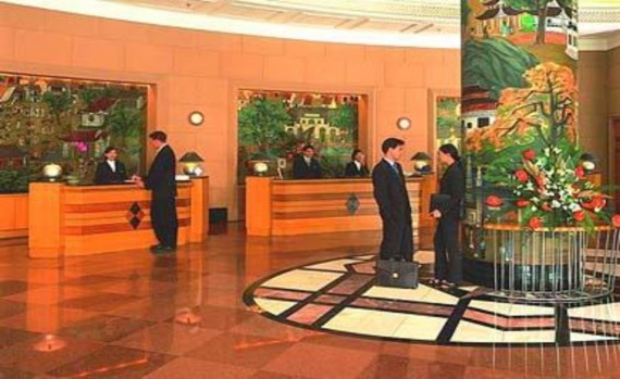 Hình ảnh Khu vực tiền sảnh đón tiếp tại khách sạn Melía Hanoi BẢNG 2 9 3