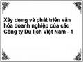 Xây dựng và phát triển văn hóa doanh nghiệp của các Công ty Du lịch Việt Nam