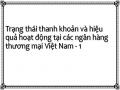 Trạng thái thanh khoản và hiệu quả hoạt động tại các ngân hàng thương mại Việt Nam - 1