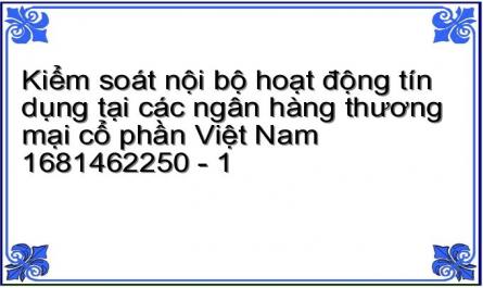 Kiểm soát nội bộ hoạt động tín dụng tại các ngân hàng thương mại cổ phần Việt Nam 1681462250 - 1